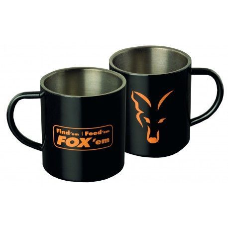 Kubek Fox Stainless Black XL 400 ml Mug FFF
