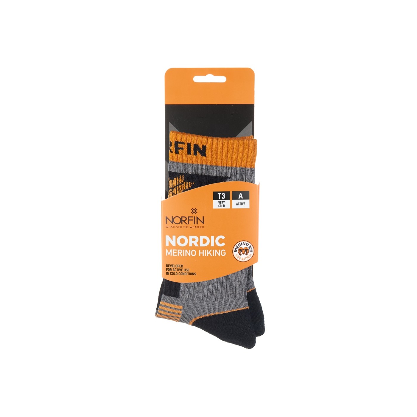 Skarpety Norfin Socks Nordic Merino Hiking Crew T3A