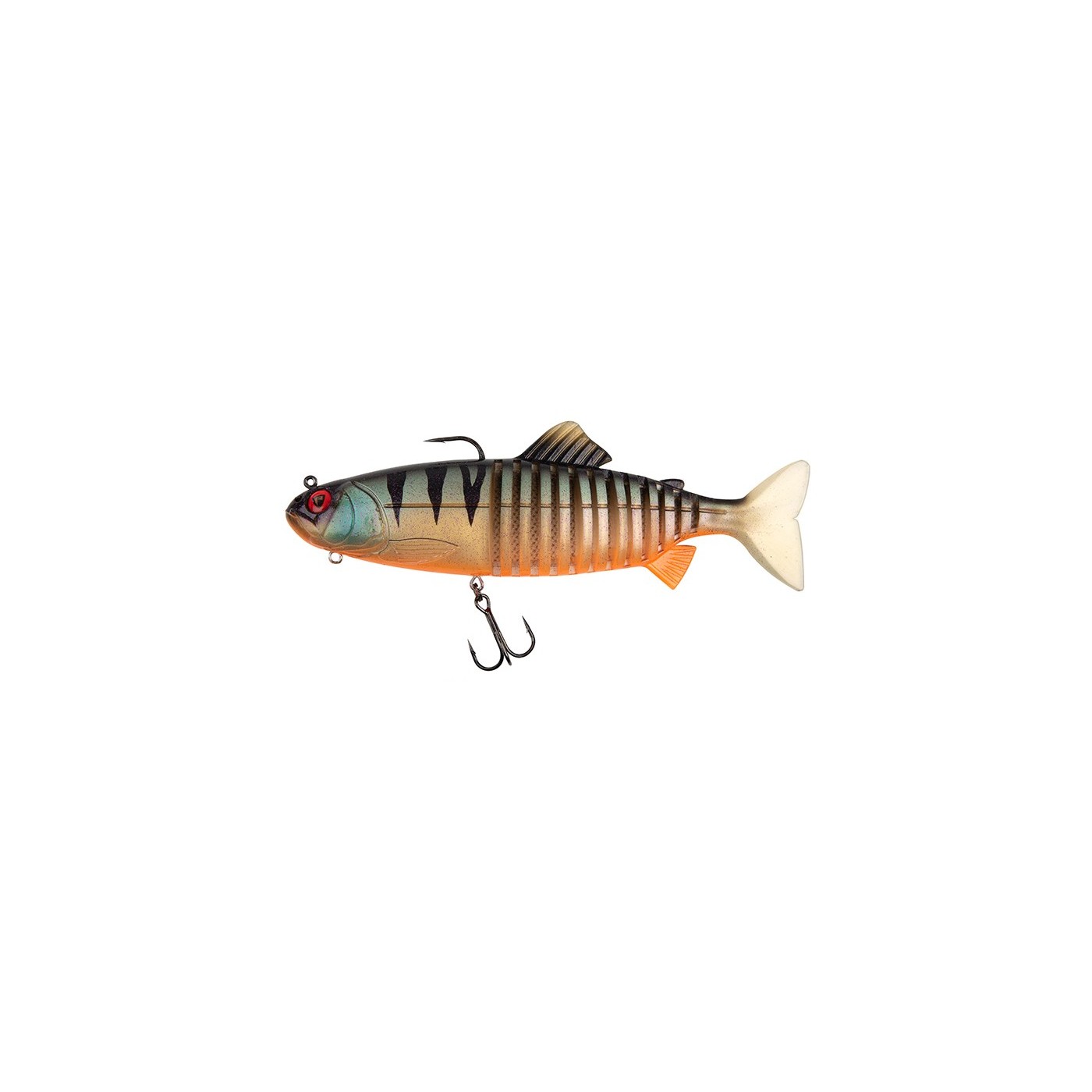 Przynęta gumowa Fox Rage Jointed Replicant, Orange Belly Perch UV