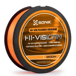 Żyłka Sonik Hi-Visicam 1200 m, Orange