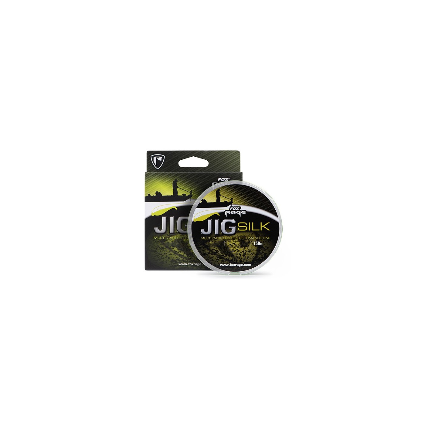 Plecionka Fox Rage Jig Silk 150m, Fluo Green
