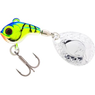 Przynęta Westin DropBite Tungsten Spin Tail Jig, Chartreuse Blue Craw