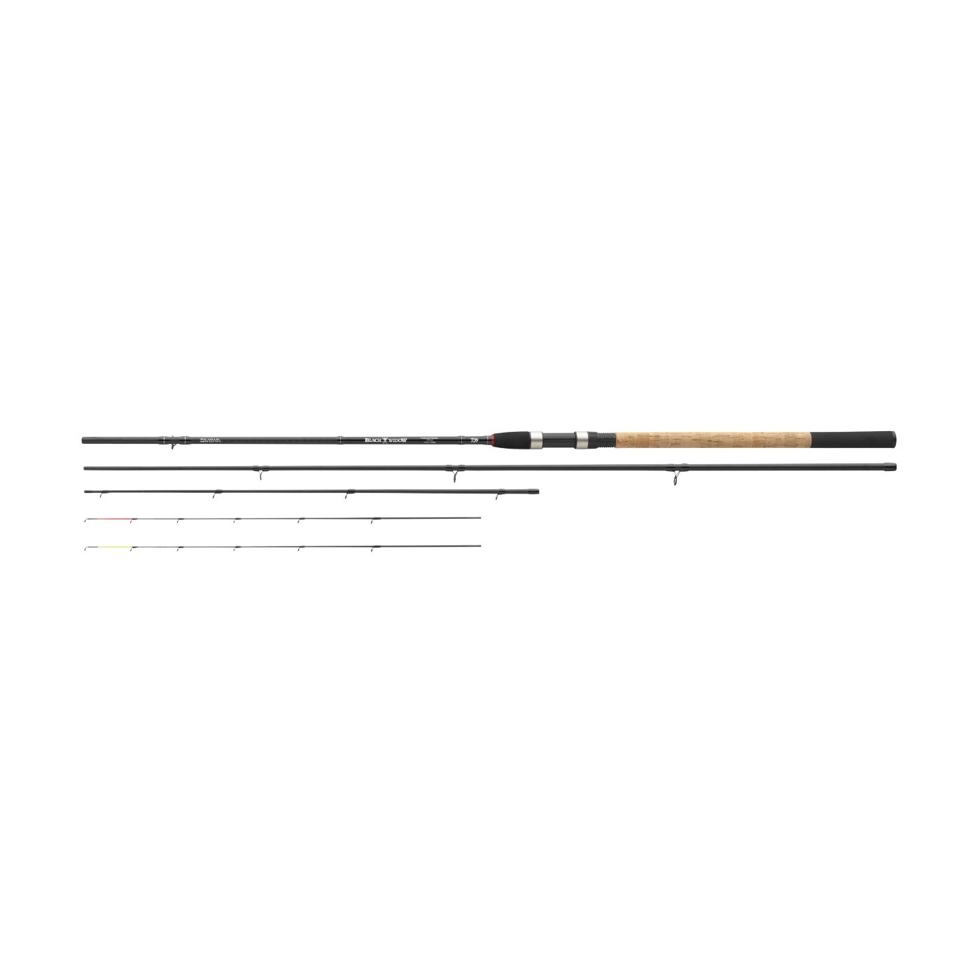 Wędka Daiwa Black Widow Feeder 3+2 - 3,90m do 150g, 2026