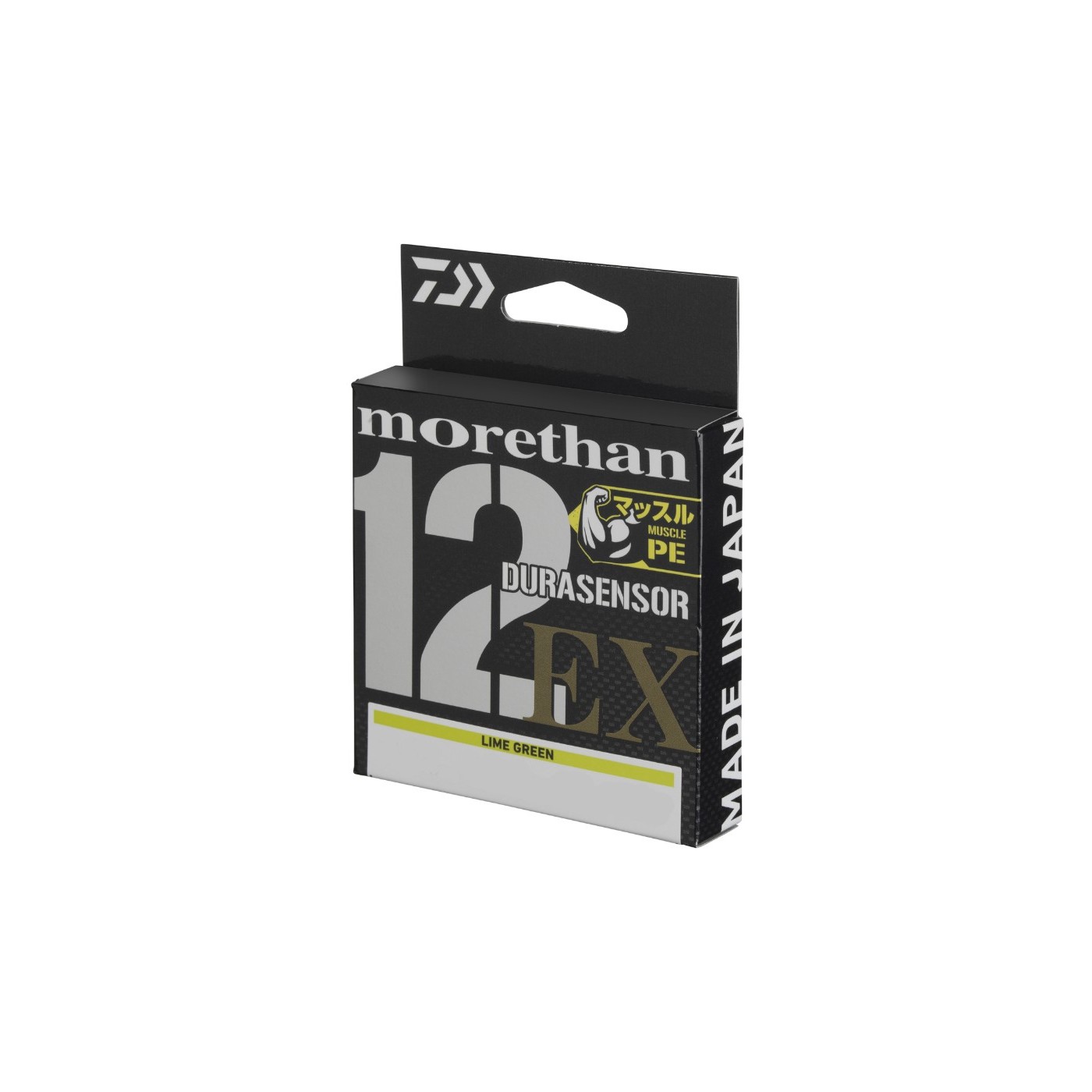 Plecionka Daiwa UVF Morethan Durasensor x12EX+Si3 150m, Lime Green