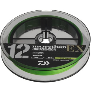 Plecionka Daiwa UVF Morethan Durasensor x12EX+Si3 150m, Lime Green