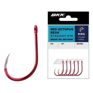 Haczyk BKK Red Octopus Beak Straight Eye