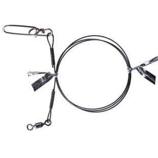 Przypon BKK 7x7 Wire Leader HD Pike Snap 40cm (2szt.)