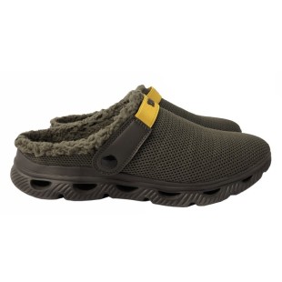 Klapki Vass Easy-Bac Ed2 Fur-Lined Edition Trainer Khaki