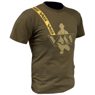 Koszulka Vass Fisherman Printed w/strap T-Shirt Khaki