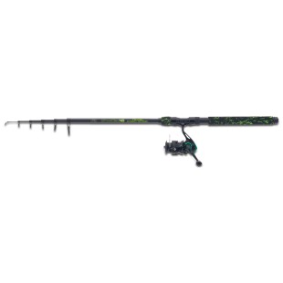 Wędka + kołowrotek Saenger Startec NG Travel Barsch & Zander Set - 2,40m 15-50g, 3000 FD