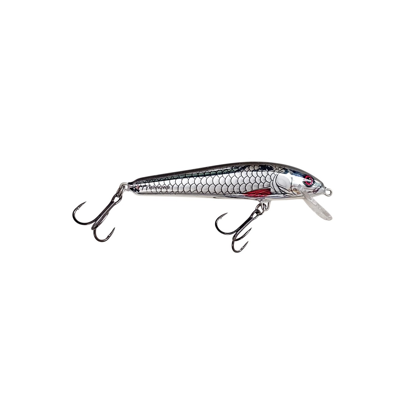 Wobler Salmo Minnow Sinking 9cm/12g, Silver Metallic Dace