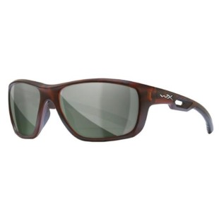 Okulary Wiley X Aspect Polarized Green Platinum Flash/Matte Demi Brown Frame
