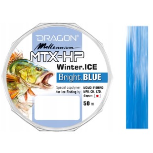 Żyłka Dragon Millennium MTX-HP Winter Ice 50m, Bright Blue