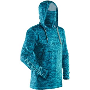 Koszulka Norfin Shirt Sun Pro Marlin Hoodie Green
