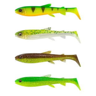 Zestaw przynęt Savage Gear 3D Whitefish Shad 9cm/7g, Dark Water Mix (4szt.)