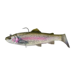 Przynęta gumowa Savage Gear 3D Trout Shad, Clear Rainbow Trout