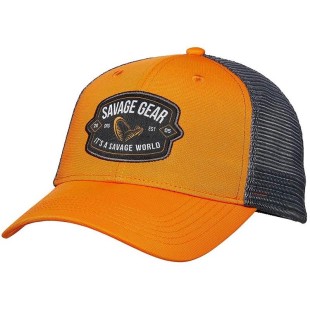 Czapka z daszkiem Savage Gear Badge Trucker Cap Orange
