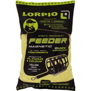 Zanęta Lorpio Feeder Magnetic Yellow (1kg)