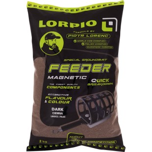 Zanęta Lorpio Feeder Magnetic Dark (1kg)