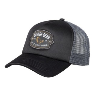 Czapka z daszkiem Savage Gear Badge Trucker Cap Black