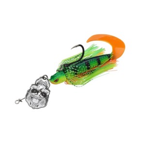 Przynęta Madcat Skull Blade Jig XL 18cm, Firetiger UV