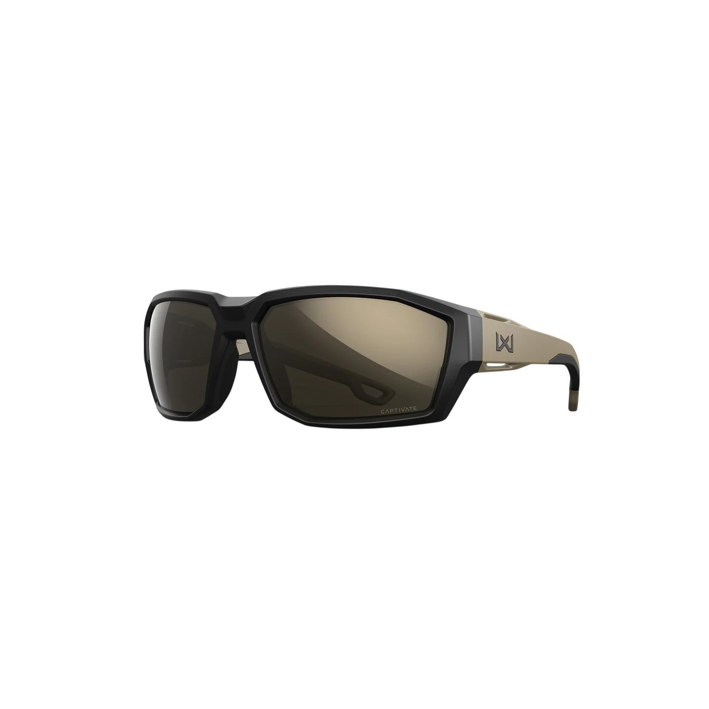 Okulary Wiley X Alpine Captivate Polarized Tungsten Mirror/Matte Black Tan Frame