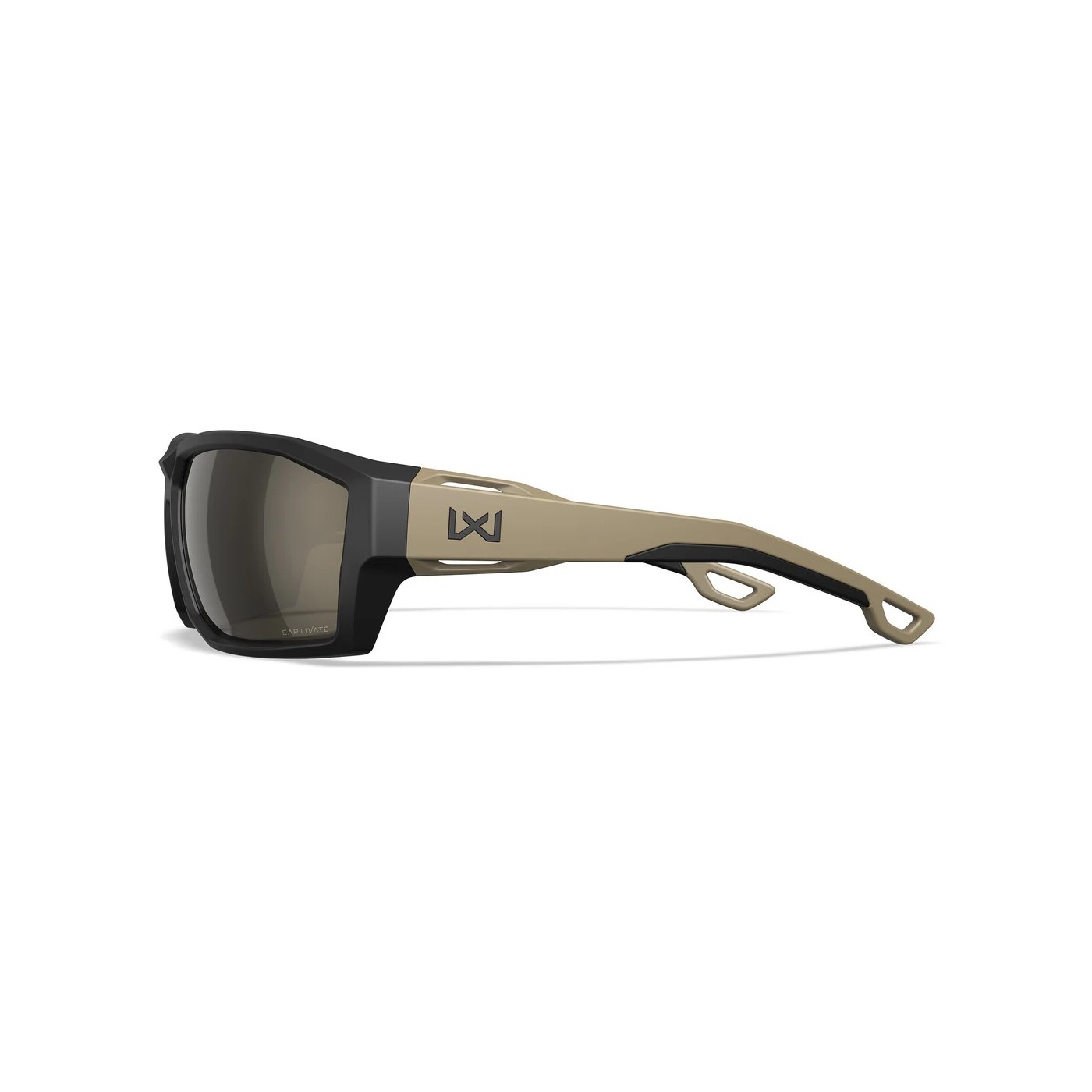 Okulary Wiley X Alpine Captivate Polarized Tungsten Mirror/Matte Black Tan Frame