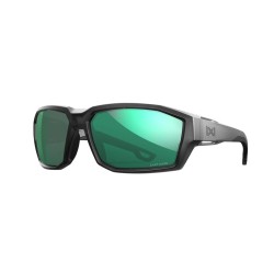 Okulary Wiley X Alpine Captivate Polarized Green Mirror/Matte Translucent Black Frame