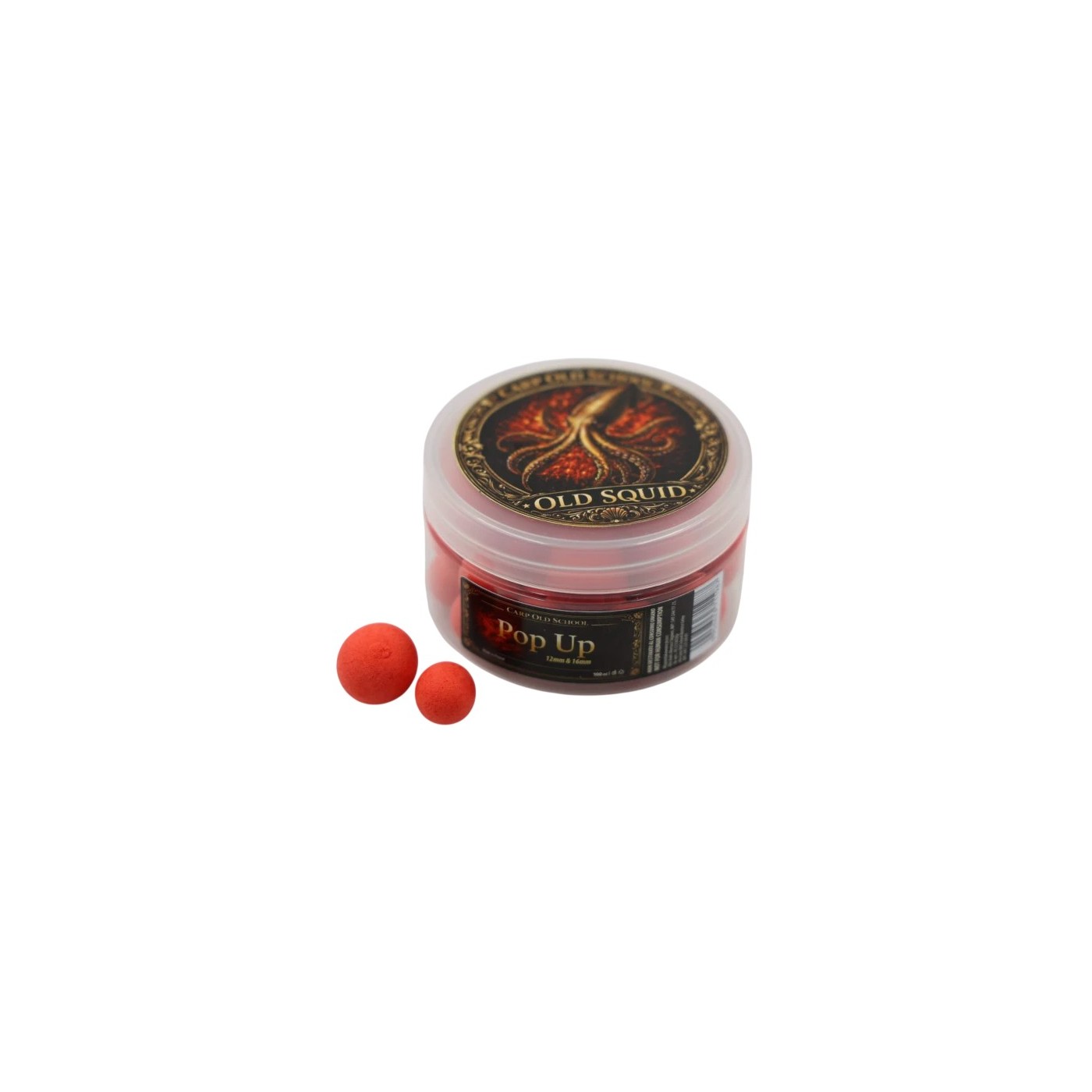 Kulki Carp Old School Pop Up 12/16mm - Old Squid (100ml)