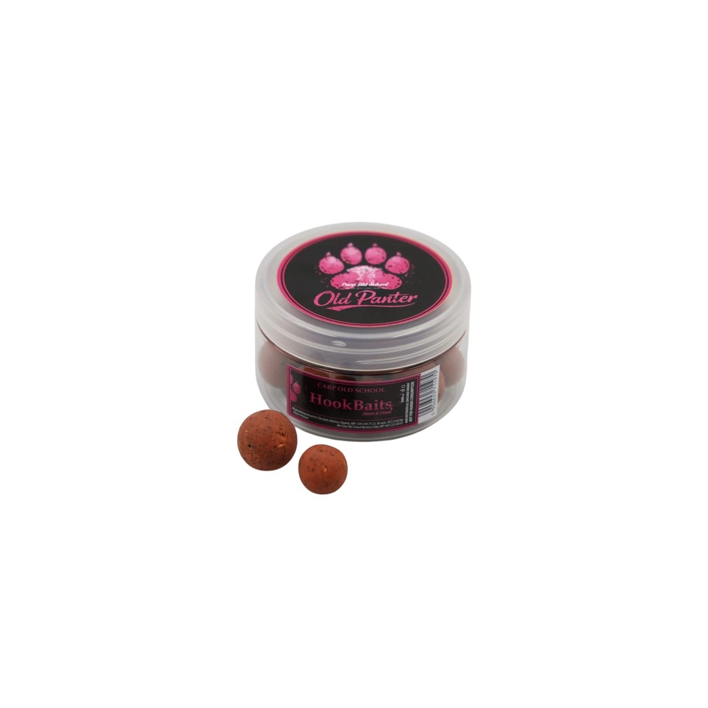 Kulki Carp Old School Hookbaits 20/24mm - Old Pink Panter (200ml)