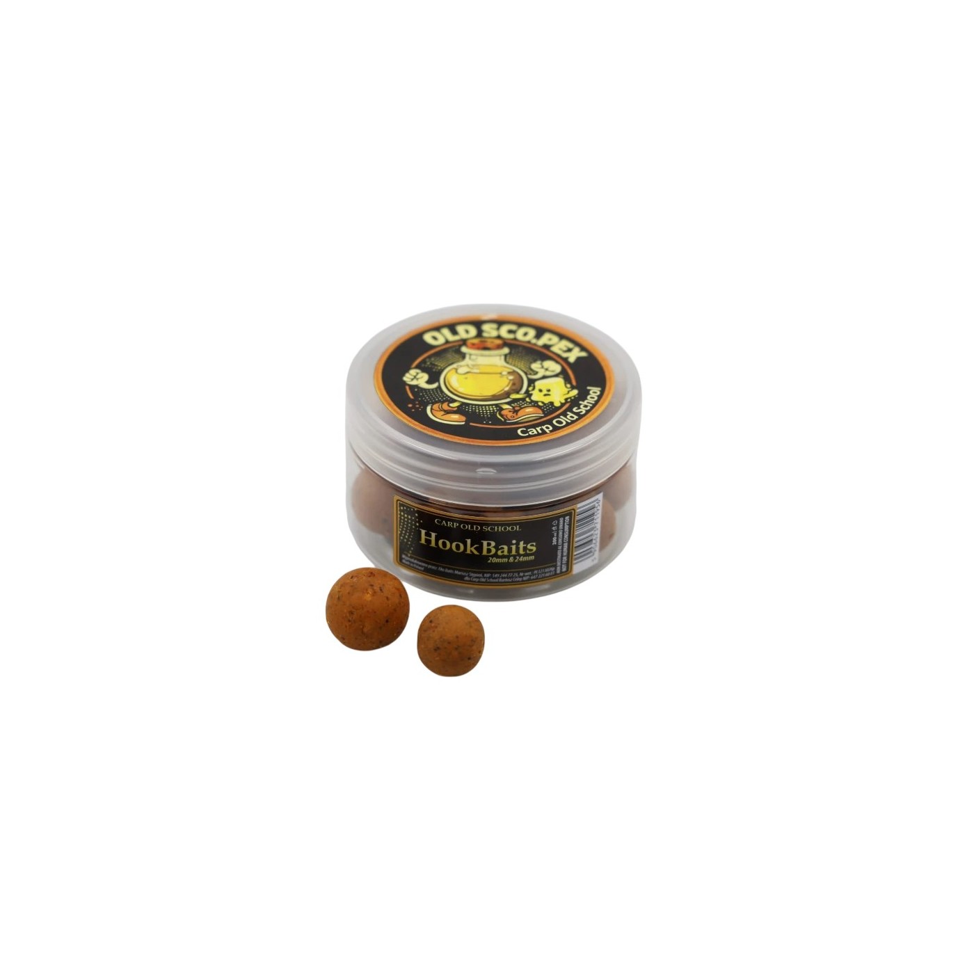 Kulki Carp Old School Hookbaits 20/24mm - Old Sco.pex (200ml)