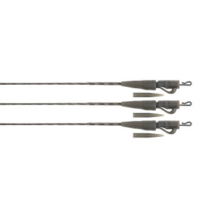 Zestaw z bezpiecznym klipsem Fox Edges Naturals Submerge Lead Clip Leaders (3szt.)