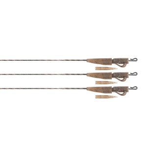 Zestaw z bezpiecznym klipsem Fox Edges Submerge Lead Clip Leaders Camo (3szt.)
