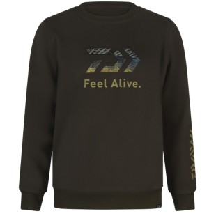Bluza Daiwa D-Vec Crew Neck Zander Dark Olive