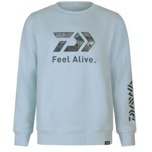 Bluza Daiwa D-Vec Crew Neck Trout Light Blue