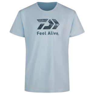 Koszulka Daiwa D-Vec T-Shirt Trout Light Blue