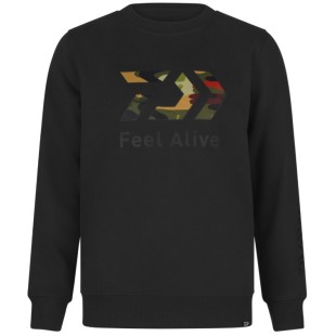 Bluza Daiwa D-Vec Crew Neck Camo Charcoal