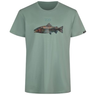 Koszulka Daiwa T-Shirt Trout Pistaccio