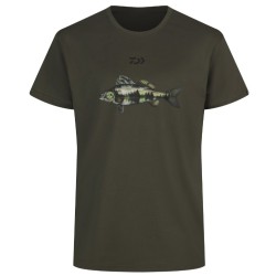 Koszulka Daiwa T-Shirt Zander Olive