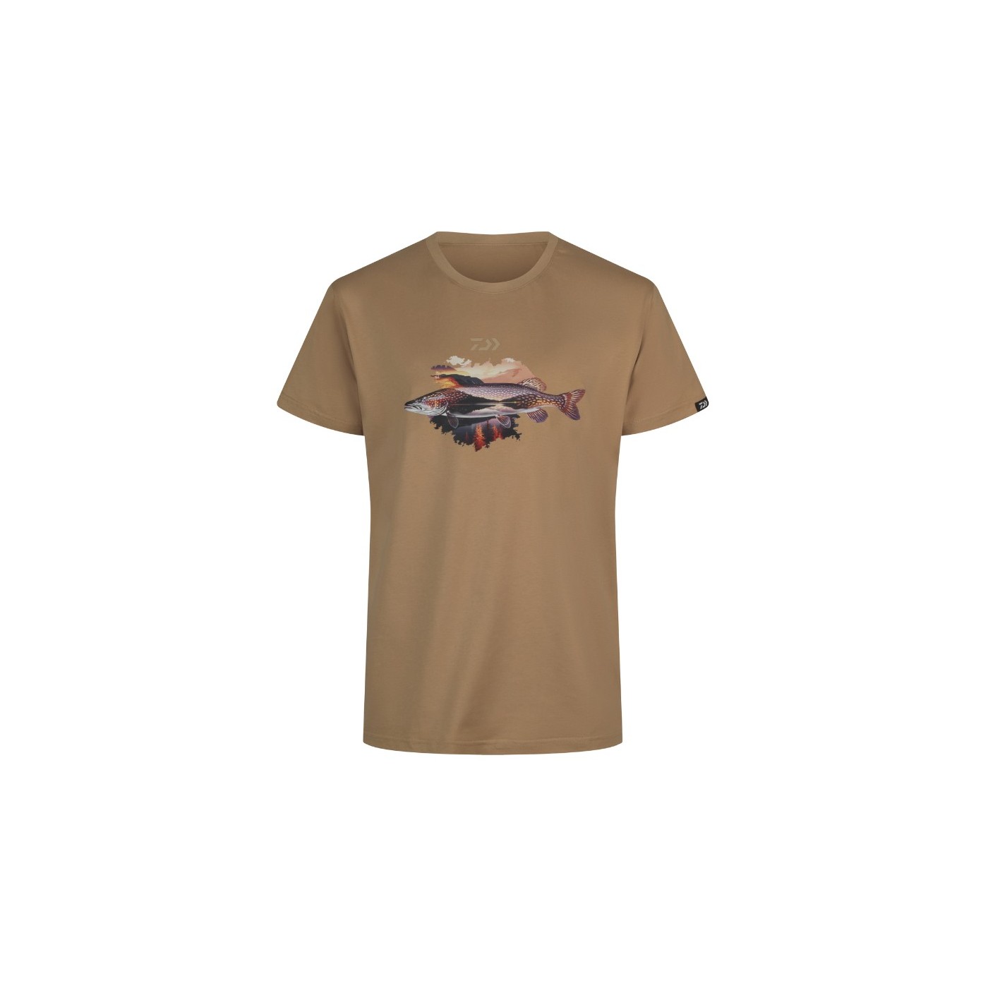 Koszulka Daiwa T-Shirt Pike Sand