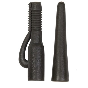 Bezpieczny klips Korda Essentials Lead Clip & Tail Rubber Camo Green (5szt.)