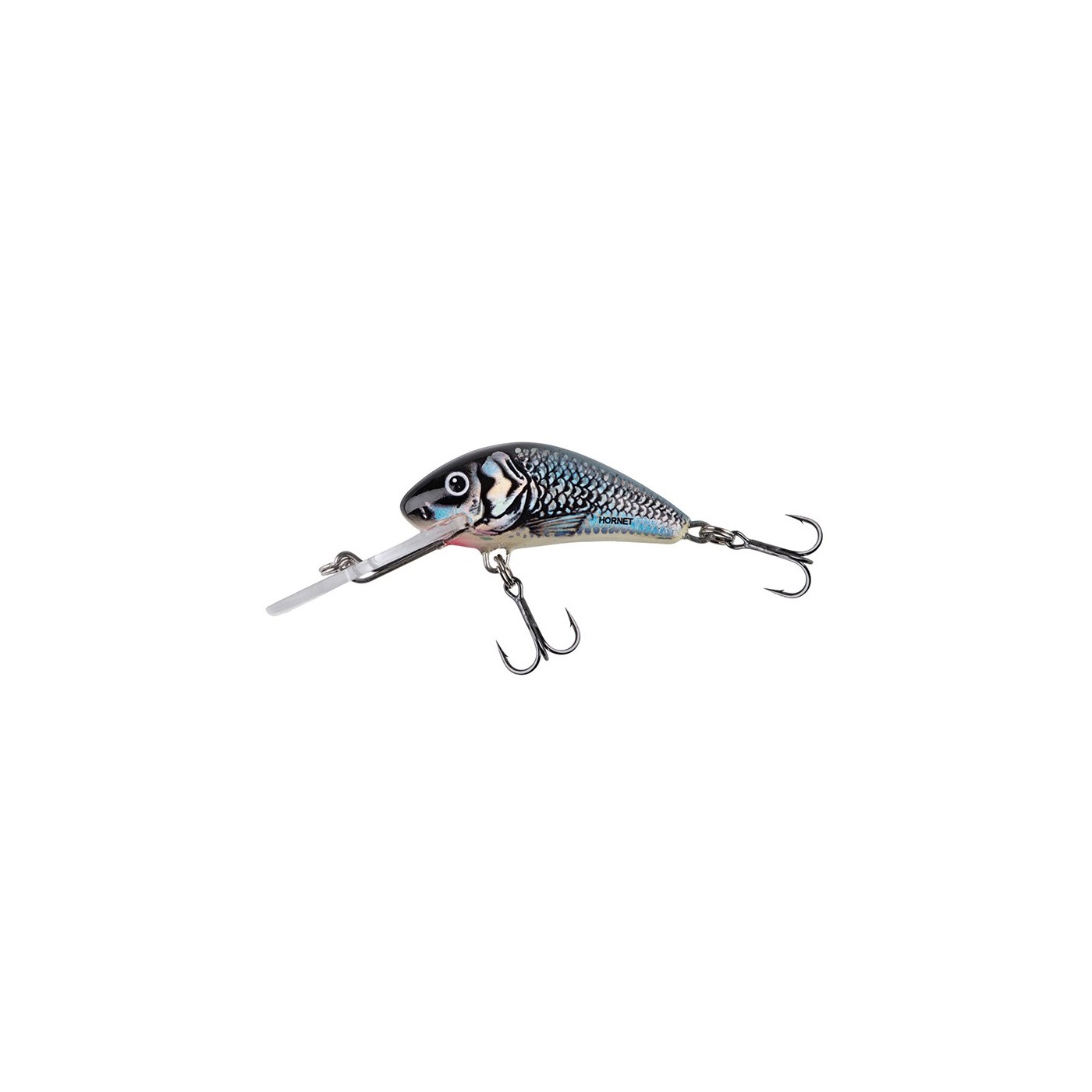 Wobler Salmo Hornet Floating, Holographic Grey Shiner