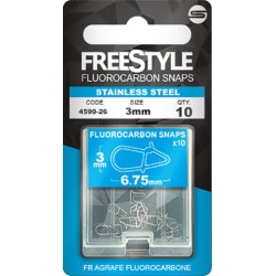 Agrafka Spro Freestyle Reload Stainless Fluorocarbon Snaps (10szt.)