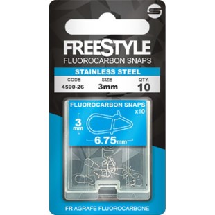 Agrafka Spro Freestyle Reload Stainless Fluorocarbon Snaps (10szt.)
