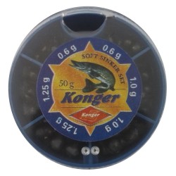 Zestaw śrucin Konger 50gr grube