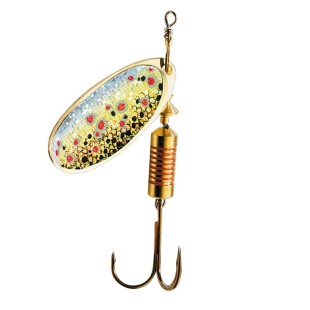 Błystka DAM Effzett Nature 3D rozm.4/10g, Brown Trout