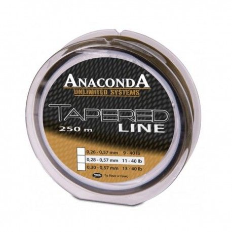 Przypon strzałowy Anaconda Taoered Line 0,26-0,57mm 250m