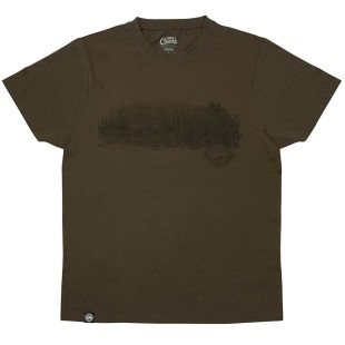 Koszulka Fox Chunk Dark Khaki Scenic T-Shirt, rozm.S