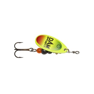 Błystka DAM Effzett Fluo Spinner rozm.1/3g, Orange