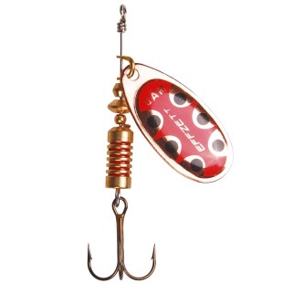 Błystka DAM Effzett Standard rozm.1/3g, Black Red